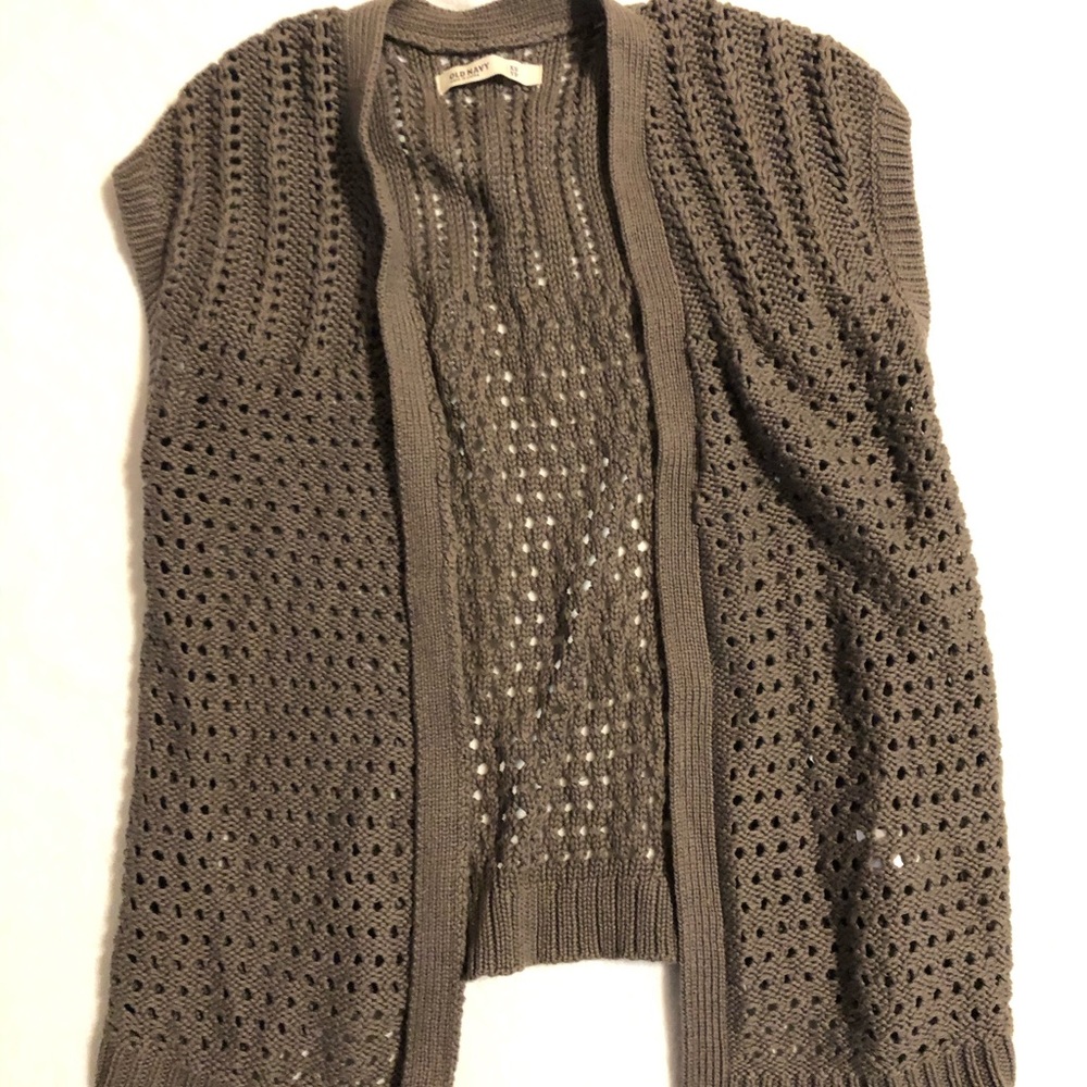 Brown Knit Vest